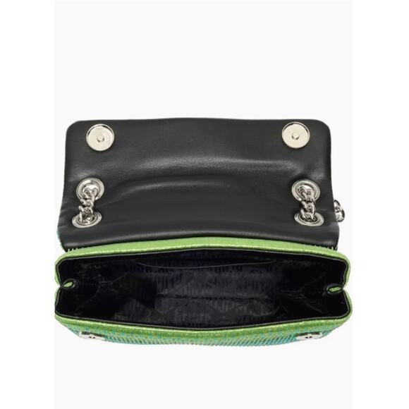 Kurt Geiger London Mini Brixton Crossbody Bag Lime Green*Retail $198* - Picture 4 of 5